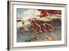 Battle of Bunker Hill, 17 June 1775-Howard Pyle-Framed Giclee Print