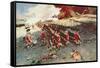 Battle of Bunker Hill, 17 June 1775-Howard Pyle-Framed Stretched Canvas