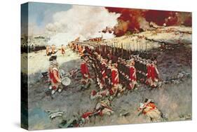 Battle of Bunker Hill, 17 June 1775-Howard Pyle-Stretched Canvas