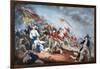 Battle of Bunker Hill, 1775-Currier & Ives-Framed Giclee Print