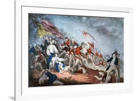 Battle of Bunker Hill, 1775-Currier & Ives-Framed Giclee Print