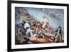 Battle of Bunker Hill, 1775-Currier & Ives-Framed Giclee Print