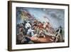 Battle of Bunker Hill, 1775-Currier & Ives-Framed Giclee Print