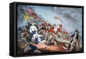 Battle of Bunker Hill, 1775-Currier & Ives-Framed Stretched Canvas