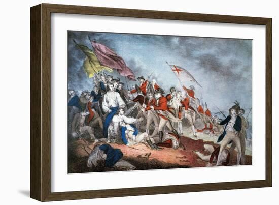 Battle of Bunker Hill, 1775-Currier & Ives-Framed Giclee Print