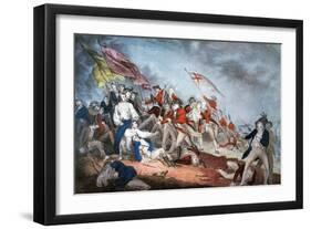 Battle of Bunker Hill, 1775-Currier & Ives-Framed Giclee Print