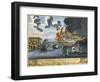 Battle of Bunker Hill, 1775-null-Framed Giclee Print