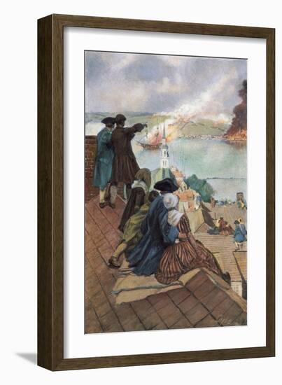 Battle of Bunker Hill, 1775-Howard Pyle-Framed Giclee Print