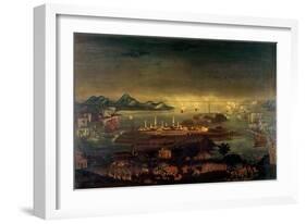 Battle of Bunker Hill, 17th June 1775 (Oil)-Winthrop Chandler-Framed Giclee Print