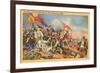 Battle of Bunker Hill Painting-null-Framed Art Print