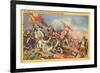 Battle of Bunker Hill Painting-null-Framed Art Print