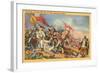 Battle of Bunker Hill Painting-null-Framed Art Print