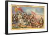 Battle of Bunker Hill Painting-null-Framed Art Print