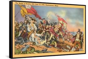 Battle of Bunker Hill Painting-null-Framed Stretched Canvas