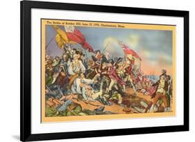 Battle of Bunker Hill Painting-null-Framed Premium Giclee Print