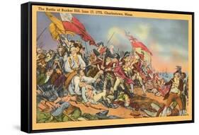 Battle of Bunker Hill Painting-null-Framed Stretched Canvas