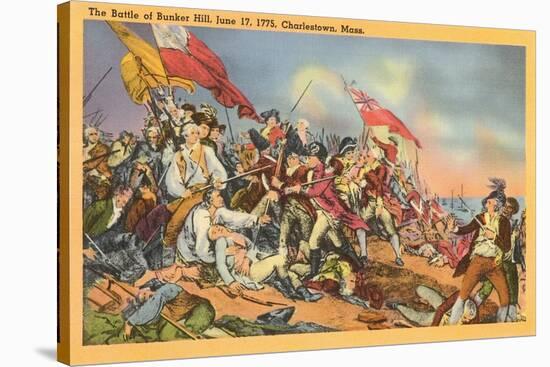 Battle of Bunker Hill Painting-null-Stretched Canvas