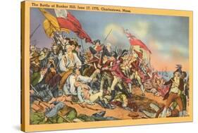 Battle of Bunker Hill Painting-null-Stretched Canvas