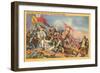 Battle of Bunker Hill Painting-null-Framed Art Print