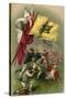 Battle of Bunker Hill with Gadsden Flag, 1899-null-Stretched Canvas