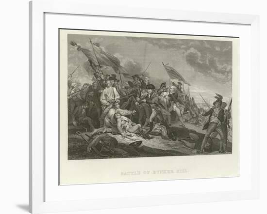 Battle of Bunker Hill-John Trumbull-Framed Giclee Print