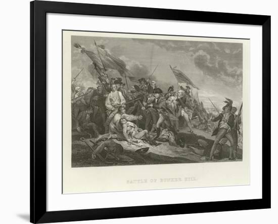 Battle of Bunker Hill-John Trumbull-Framed Giclee Print