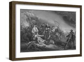 'Battle of Bunkers' Hill', 1859-JC Armytage-Framed Giclee Print