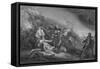 'Battle of Bunkers' Hill', 1859-JC Armytage-Framed Stretched Canvas