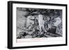 Battle of Camerone, Campaign of Mexico, 1863-Jean Basin-Framed Giclee Print