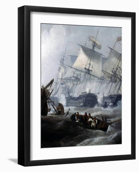 Battle of Camperdown, October 11, 1797-George Chambers-Framed Giclee Print