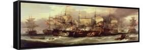 Battle of Cape St.Vincent, 14 February 1797, C.1850-Sir William Allan-Framed Stretched Canvas