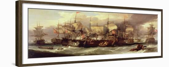 Battle of Cape St.Vincent, 14 February 1797, C.1850-Sir William Allan-Framed Premium Giclee Print