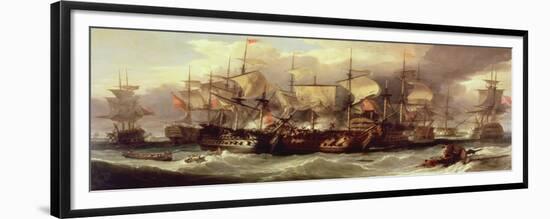 Battle of Cape St.Vincent, 14 February 1797, C.1850-Sir William Allan-Framed Premium Giclee Print