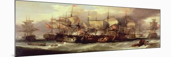 Battle of Cape St.Vincent, 14 February 1797, C.1850-Sir William Allan-Mounted Premium Giclee Print
