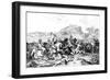 Battle of Castalla, Spain, 21st July 1812 (1882-188)-null-Framed Giclee Print