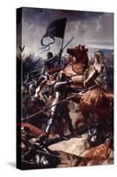 Battle of Castillon, 1453-Charles Philippe Auguste Lariviere-Stretched Canvas