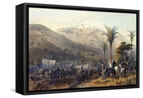 Battle of Cerro Gordo, April 18, 1847-Carl Nebel-Framed Stretched Canvas