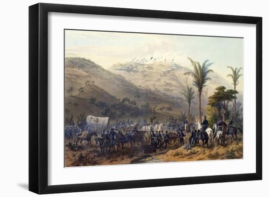 Battle of Cerro Gordo, April 18, 1847-Carl Nebel-Framed Giclee Print