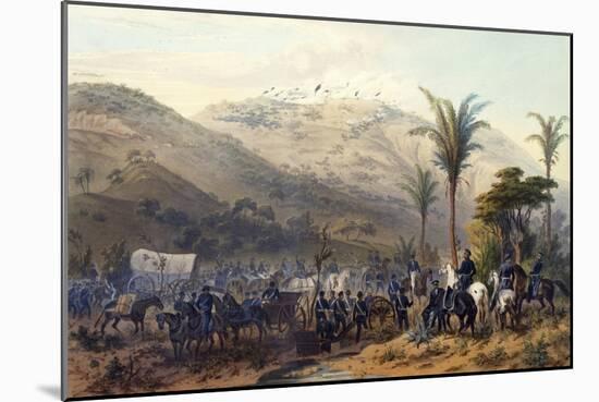Battle of Cerro Gordo, April 18, 1847-Carl Nebel-Mounted Giclee Print