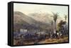 Battle of Cerro Gordo, April 18, 1847-Carl Nebel-Framed Stretched Canvas