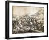 Battle of Chacabuco, February 1817, Which Decreed Victory of Jose De San Martin over Spanish-Thomas Collier-Framed Giclee Print
