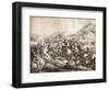 Battle of Chacabuco, February 1817, Which Decreed Victory of Jose De San Martin over Spanish-Thomas Collier-Framed Giclee Print