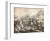 Battle of Chacabuco, February 1817, Which Decreed Victory of Jose De San Martin over Spanish-Thomas Collier-Framed Giclee Print