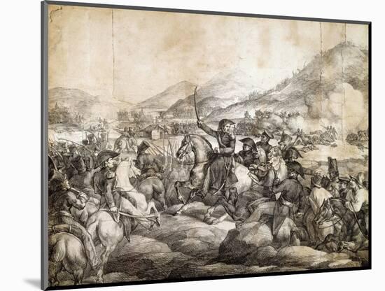 Battle of Chacabuco, February 1817, Which Decreed Victory of Jose De San Martin over Spanish-Thomas Collier-Mounted Giclee Print