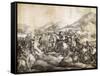 Battle of Chacabuco, February 1817, Which Decreed Victory of Jose De San Martin over Spanish-Thomas Collier-Framed Stretched Canvas