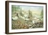 Battle of Chattanooga, 23rd November, 1863, Engraved by Kurz and Allison, 1888-null-Framed Giclee Print