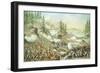 Battle of Chattanooga, 23rd November, 1863, Engraved by Kurz and Allison, 1888-null-Framed Giclee Print