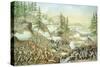 Battle of Chattanooga, 23rd November, 1863, Engraved by Kurz and Allison, 1888-null-Stretched Canvas