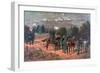 Battle of Chattanooga, Pub. L Prang & Co., 1886 (Colour Litho)-Thure De Thulstrup-Framed Giclee Print