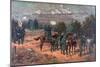 Battle of Chattanooga, Pub. L Prang & Co., 1886 (Colour Litho)-Thure De Thulstrup-Mounted Giclee Print